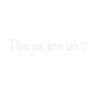 2pcs Je Taime Conduisant Autocollant Miroir Sûr, Autocollant Rétroviseur Voiture Drôle, Conduisez L'autocollant Voiture Sûre Avec Coeur, Je Taime Auto Décalcomanies Enêtre Conduisant Coffres Forts