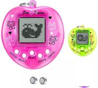 2pcs Jeu virtuel pour animaux de compagnie Mini forme de cœur Multi -Modes Digital Electronic Pets Jouet Cadeau