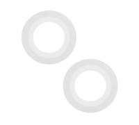 2PCS Joint Chasse d'Eau WC Compatible avec Siamp Optima 49 50, 72 mm x 45 mm Joints Valve Chasse-d'eau Rechange en silicone 34490507 (Blanc)