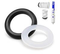 2Pcs Joints Réservoir Compatible avec Geberit, Joints de Rechange pour WC | Joint plomberie en caoutchouc, 240.282.00.1, 890.615, 816.418.00.1, détachées WC, entretien du mécanisme de chasse d'eau
