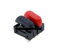 2pcs KCD15-RK2-33 Hair dryer switch,Rocker Switch,3 position ON OFF boat switch KCD15-103 NWPNLXEA(Red and black)