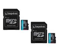 2PCS Kingston Canvas Go Plus 256Go Micro SD SDXC carte mémoire U3, V30, A2, vitesse de lecture 200MB/s vitesse de écriture 160MB/s G