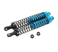 2pcs Kit d'absorbeur à Amortisseur RC 144 mm Amortisseur d'amortisseur réglable rempli d'huile pour HSP HPI Axial 1/8 RC Car Off ROTAL (Bleu)