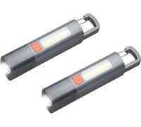 2pcs Lampe de Poche LED Puissante Lampe Torche Rechargeable 100 000 Lumens 3 Modes D'éclairage Zoomable Lumière COB