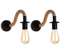 2pcs Lampe Murale Avec Interrupteur Touch Trois Couleurs Variateur Continu Led Sans Fil Installation Magnétique Intérieur Décoration Table De Nuit (2pcs Noyer)