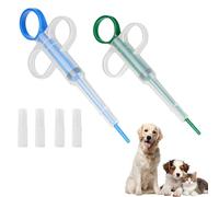 2PCS Lance Pilule Chat,éutilisable Coupe-pilule pour Chat,Distributeur de Médicaments pour Animaux de Compagnie,pour Animaux de Compagnie Pet Pill Dispenser Chien Animaux MéDecine Distributeur