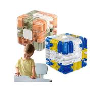 2pcs Le Cube Labyrinthe 3D - Qui Transforme La Logique en Plaisir, Jouet D'EntraîNement Spatial De Conscience CéRéBrale Soulager