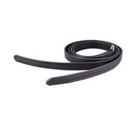 2pcs Leather Stirrup 125/135cm Microfiber Soft Strap Metal Buckle With Adjustment Holes, Equestrian Supplies Accessories Pour Équitation(Black 125cm)