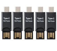 2PCS Lecteur Carte mémoire MICRO SD SDXC USB A TYPE C, Adaptateur Micro SD USB TypeC