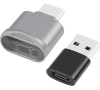 2Pcs Lecteur De Carte Sd, Usb C Lecteur De Carte Micro Sd, Compatible Avec Macbook, Samsung Galaxy S22 S21 S20, Note20, Et Autres Appareils Usb-C - Transfert Rapide De Données[ZHB1277]