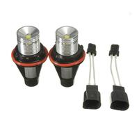 2pcs LED Angel Eyes Halo Bague 10W Ampoule Blanc pour BMW E39 E53 E60 E63 E64 E65