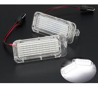2Pcs LED Licence de voiture lampes de plaque pour Ford Fiesta Focus Kuga C-MAX Mondeo