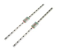 2Pcs LML12H Linéaire Rail Guide Glissière MGN12H Longueur de 400mm, Guide Linéaire Coulissant pour Imprimante 3 Dimensions DIY et Machine de Commande Numérique par Ordinateur