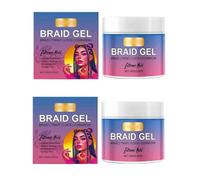 2PCS Long Lasting Hair Braiding Styling Gel Deep Nourish Moisturizing Scalp Hair Care Control SmoothTames Frizz Edges Hair Gel