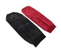 2pcs Long Satin Sleeping Cap Big Bonnet Bande Élastique Extra Large Empêcher les Enchevêtrements Sommeil Bonnet de Douche pour Femmes avec Sangle Réglable