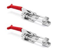 2pcs Loquet à Bascule en Métal,GH-431 Fermeture à Levier pour Boites, Porte | Loquets à Bascule Réglables, Pince Horizontale,Force de Serrage de 318 Kgf pour Armoire Tiroir Porte Fenetre Caisse Valise