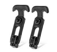 2pcs Loquets de Tirage en Caoutchouc avec Poignée en T, Loquet en Caoutchouc Flexible Accessoires pour Capot Glacière Armoire à Outils Compartiment de Bateau Boîte de Chargement