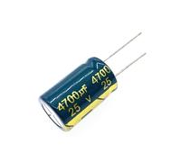 2pcs/lot 25V 4700UF 16 * 25 High Frequency Low Impedance Aluminum Electrolytic Capacitor 4700uf 25v 20% MQXFCZUX