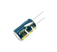 2pcs/lot 25V 4700UF 16 * 25 Low Impedance Aluminum Electrolytic Capacitor 4700uf 25v 20% AUOQKQUT