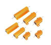 2pcs/lot 25W Aluminum Power Metal Shell Case Wirewound Resistor 0.01R~10K 1 5 10 20 33 56 68 100 200 330 ohm Car Load Resistance NWPNLXEA(15R)