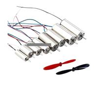 2pcs/lot 3.7V 610 612 716 720 816 1020 Coreless DC Motors + Propellers Blades High Speed Engines DIY Quadcopter UAV RC Drone ICXLPMC(1020)