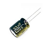 2pcs/lot 33UF high frequency low impedance 400V 33UF aluminum electrolytic capacitor size 13 * 18 T28 400V33UF 20% EKFBQBGW