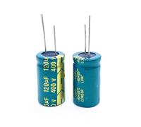 2pcs/lot 400V 120UF high frequency low impedance 400V120UF aluminum electrolytic capacitor size 18 * 30 20% EKFBQBGW