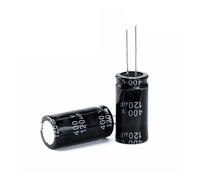 2pcs/lot 400V 120UF high frequency low impedance 400V120UF aluminum electrolytic capacitor size 18 * 30 20% AUOQKQUT