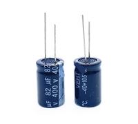 2pcs/lot 400V 82UF high frequency low impedance 400V82UF aluminum electrolytic capacitor size 18 * 25 20% AUOQKQUT