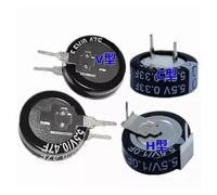 2PCS/Lot 5.5V Capacitor 0.022F 0.047F 0.1F 0.22F 0.33F 0.47F 1F 1.5F 4.0F 5.0F Button Type capacitor V/H/CType NWPNLXEA(H-Type 4.0F)