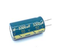 2pcs/lot 50V high frequency low impedance 50V 3300UF aluminum electrolytic capacitor size 18 * 35 3300UF50V 20% EKFBQBGW