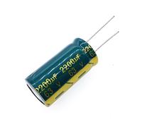 2pcs/lot 63V 2200UF 18 * 35 High Frequency Low Impedance Aluminum Electrolytic Capacitor 2200uf 63V 20% EKFBQBGW