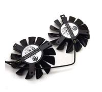2pcs/lot PLD08010S12HH DC 12V 0.35A 75mm Dual Fans Replacement Video Card Fan MSI Twin Frozr III 4Pin