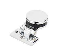 2pcs / lot rond porte vitrée Charnières, 90 de 180 degrés Douche Boîte de douche Couverture décorative de la charnière en verre sans cadre(Bilateral)