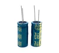 2pcs/lot S61 high frequency low impedance 250v 470UF aluminum electrolytic capacitor size 470UF 20% EKFBQBGW