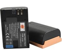 2pcs LP-E6 Rechargeable Li-ion Battery Compatible with Canon EOS 5D Mark II, 5D Mark III, 7D Mark II, 7D Mark III, 5DS, 6D, 7D, 60D, 60Da, 70D