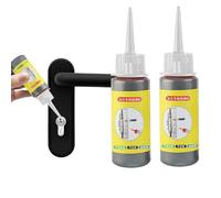 2pcs Lubrifiant Graphite, 60ml Poudre De Graphite, Poudre Lubrifiante Pour Cylindre De Serrure Avec Graphite, Lubrifiant Graphite Polyvalent Pour Clés Multifonctions, Serrures De Voiture