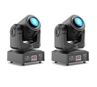 2PCS Lyre LED 60W Lumière de scène 8 Gobos 8 Couleurs DJ Luminaires à tête rotative Beam Moving Head pour Fête, DJ, Bar, Club Noël