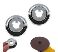 2PCS M14 Quick Release Nut for Angle Grinder, Heavy Duty Stainless Steel Self-Locking Flange Nut, 45mm Tool-Free Quick Clamping with Pull Ring, Universal Fit Replacement Part for Most Angle Grinders