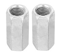 2Pcs M16 * 50 Écrous D'accouplement attaches de Tige Longues Écrou de Couplage en acier Fileté Écrou attaches Filetées