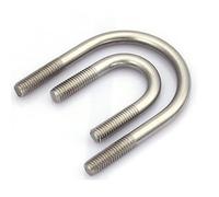 2PCS M6 METRIC 316 ACIER INOXEUX U BOULONS ROND COUPE UNE BOLT U CALL (Size : M6X33mm-5pcs)