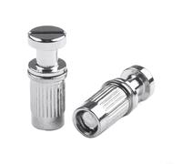 2PCS M8 Tailpiece Studs Anchors for LP Guitar Silver(Silver) | Silver chrome finish, M8 thread, fits LP electric guitars, prevents pour bridge movement, easy install