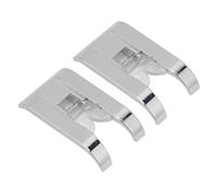 2PCS Machine À Coudre Pieds Presseur En Acier Inoxydable Universel Pied Presseur Set Heavy Duty Résistant À L'usure Multifonction Zigzag Pied Presseur pour Accueil