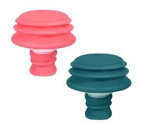 2pcs Mâchoire Pour Le Visage, Entraîneur De Mâchoire En Silicone Pour Femmes, Yoga Pour La Peau Serrer Ferme, Entraîneur Musculaire Facial En Silicone Portable, Outil À Double Menton De Menton