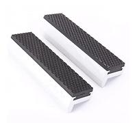 2Pcs mâchoires de protection d'étau, accessoires de mâchoires extra souples pour étau rotatif avec largeur de mâchoire de serrage, Mordazas protectoras de aluminio pour étau de machine 125 mm