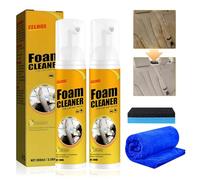 2Pcs Magic Foam Cleaner,Nettoyant Mousse(200ml),Multifonctionnel Foam Cleaner,Portable Nettoyant pour Sièges De Voiture,Nettoyant en Mousse pour Voiture Et Maison