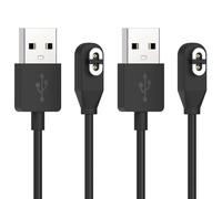 2PCS Magnétique Chargeur Câble pour Shokz Aeropex AS800/S803/S810, Cordon de USB-A Charge 1M Compatible avec Casque Bluetooth à Conduction Osseuse AfterShokz OpenRun/OpenRun Pro/OpenRun Mini/OpenComm