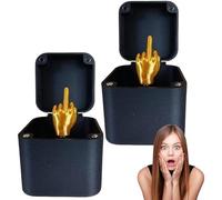 2pcs Majeur dans Une boîte Cadeaux de Majeur drôles avec Juste pour Vous sur Couvercle 2 Pouces Prank Box pour Noël, Halloween, Fool d'avril, Jouets de bâillon blagues Pratiques