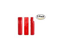 2pcs Manette Wiimote rouge pour Nintendo Wii et Wii U -QUMOX®