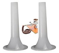 2pcs Manuel En Plastique De Saucisse En Plastique De Remplissage De Remplissage De Remplissage De Remplissage Pour L'entonnoir Pour Viande Brutale De Saucisse De Saucisse Entoure Les Buses De Cuisine